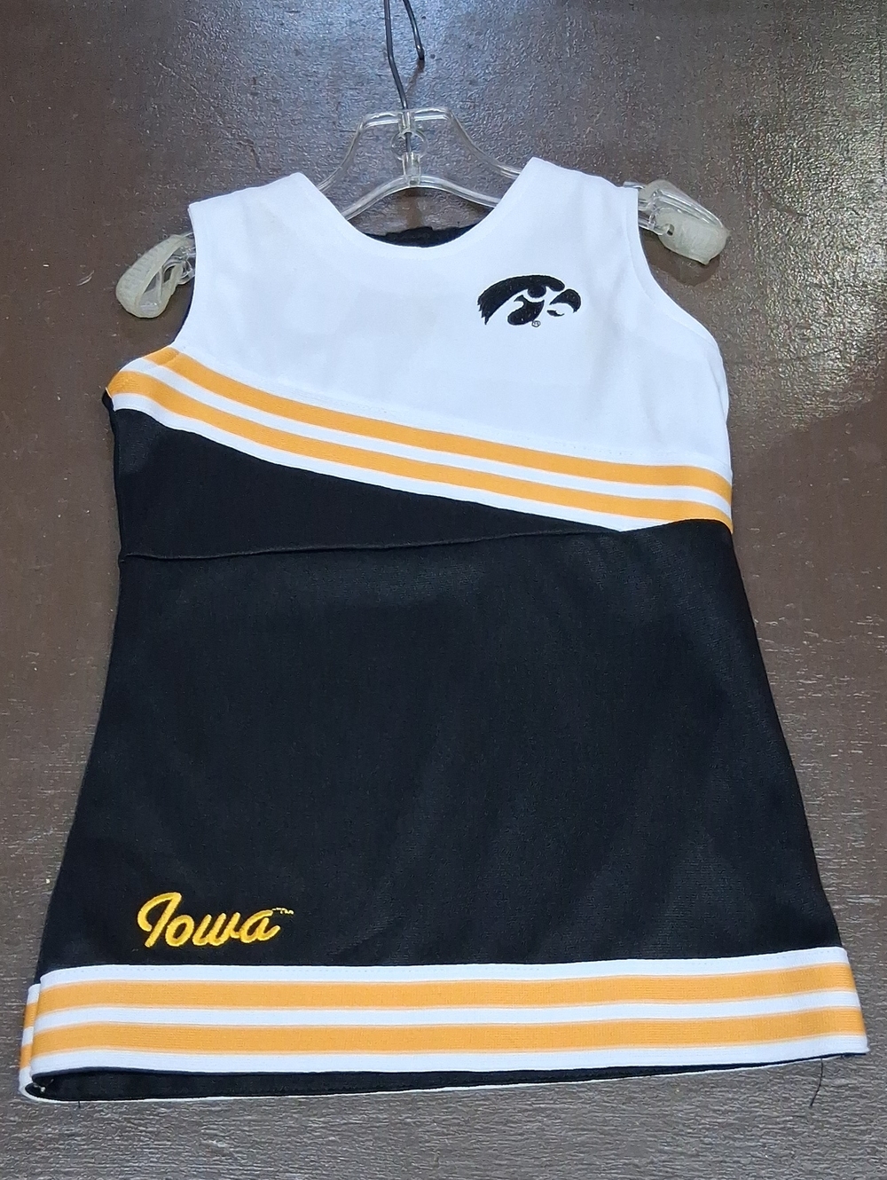 Hawkeyes Cheerleader dress size 3T made‎ by Rivalry Threads 91